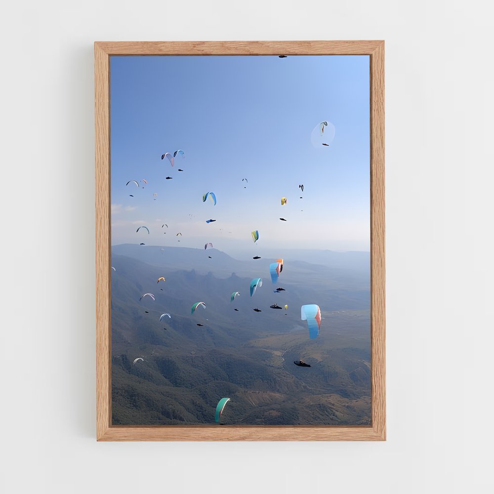 Poster Para-Passion – affiche Parapente (vue 4)